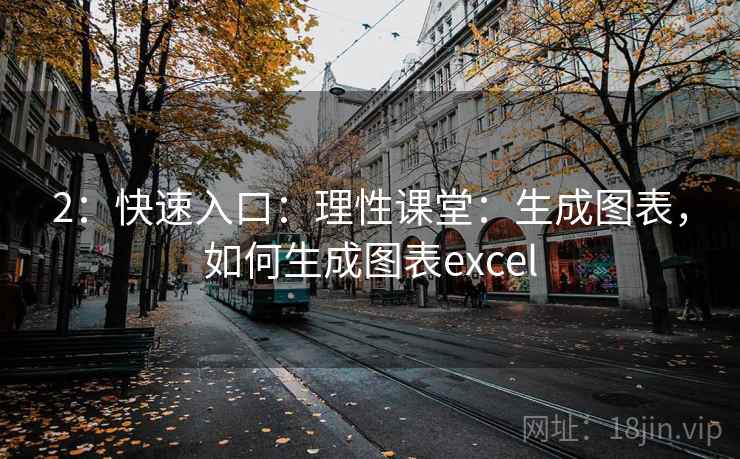 2：快速入口：理性课堂：生成图表，如何生成图表excel